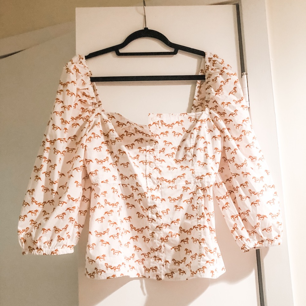 NWT Little Moon Luckette Blouse, size M